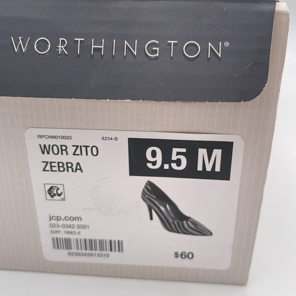 Worthington Zebra Stilettos 9.5 medium - Picture 8 of 10